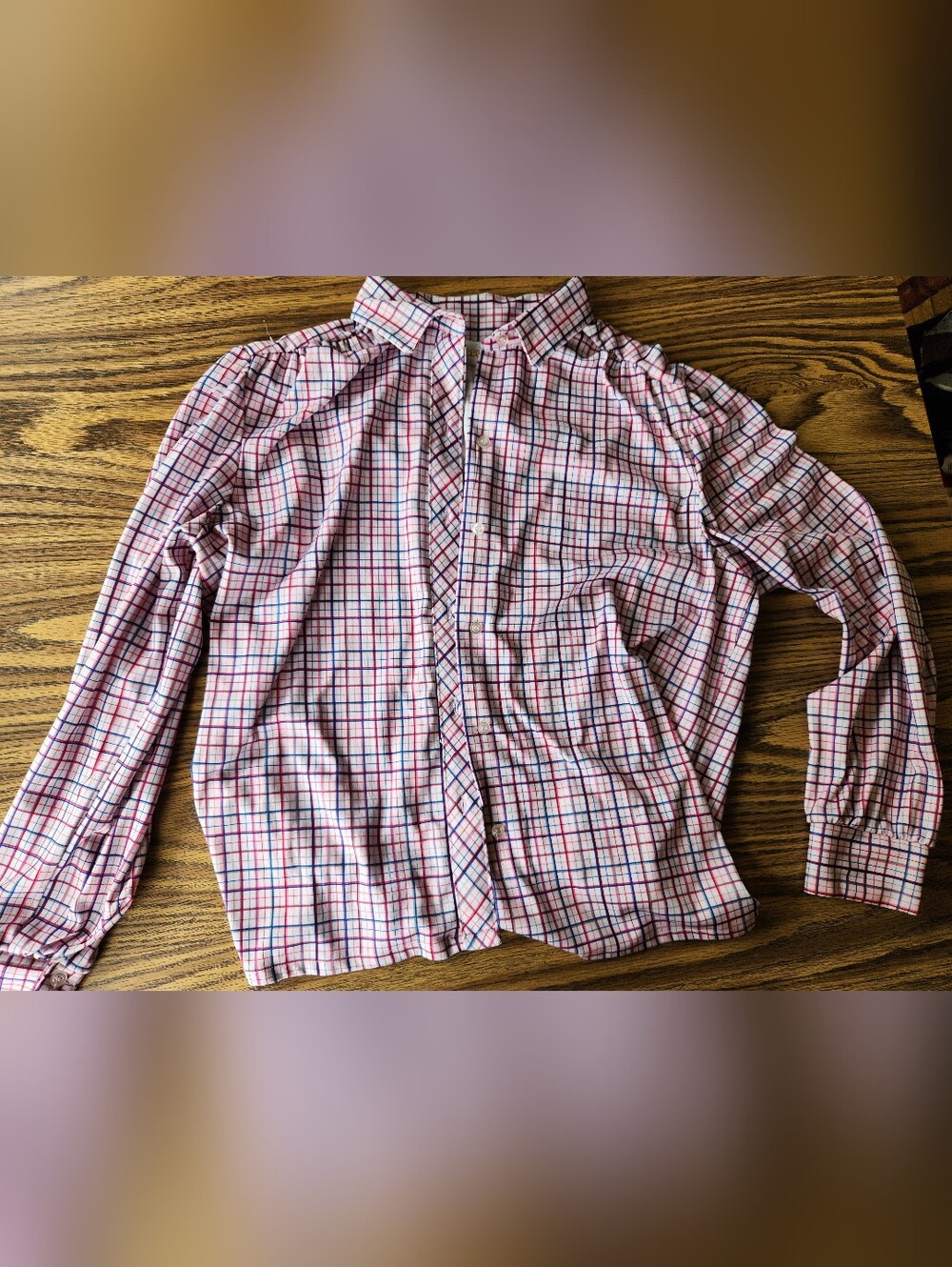 Vintage Eccobay Polyester Button-up